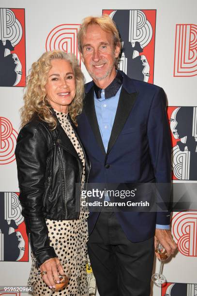 Angie Rutherford and Mike Rutherford attend the Shop at Bluebird Covent Garden launch party at The Carriage Hall on May 17, 2018 in London, England.