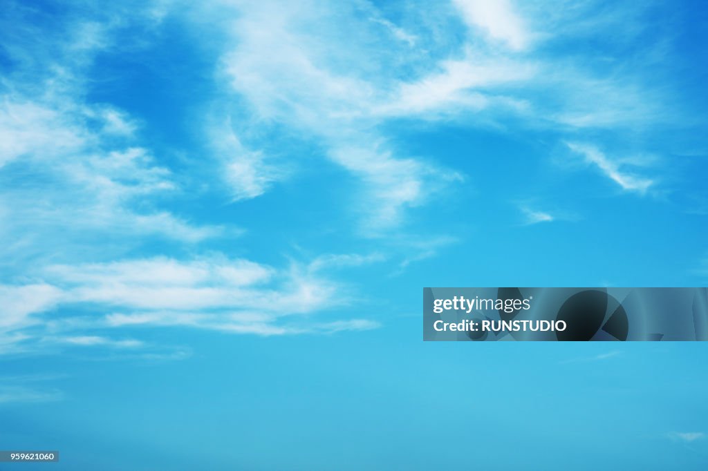 Blue Sky and Clouds