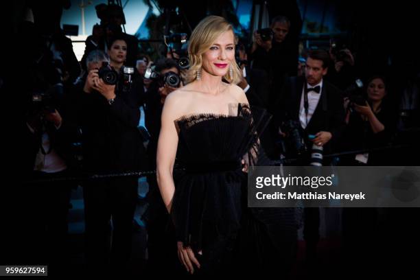 Cate Blanchett attends the Capharnaum Premiere during the 71st annual Cannes Film Festival at on May 17, 2018 in Cannes, France.