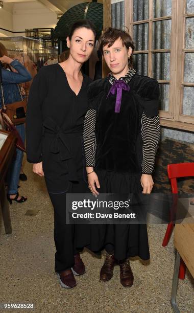 Mary McCartney and Frances von Hofmannsthal attend the Photo London open house at Dover Street Market on May 17, 2018 in London, England.