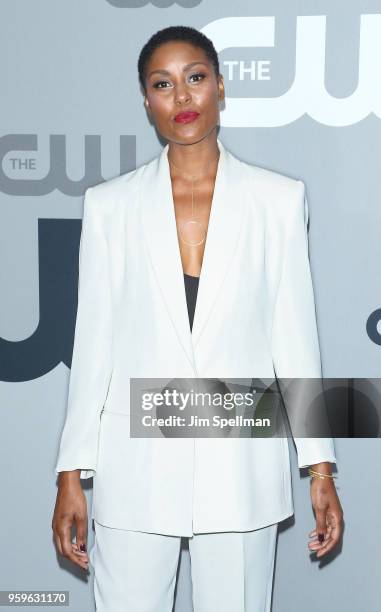 Actress Christine Adams attends the 2018 CW Network Upfront at The London Hotel on May 17, 2018 in New York City.