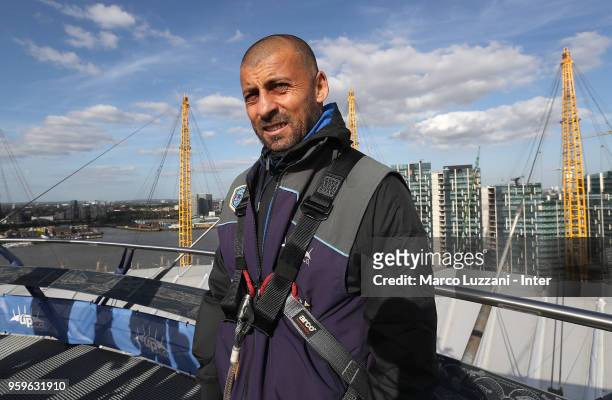 Walter Samuel of Inter Forever visits The O2 on May 17, 2018 in London, England.