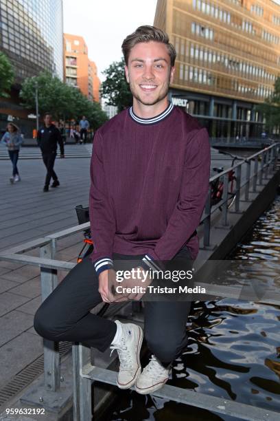 Jannik Schuemann during the premiere of 'Flying Illusion' on at Theater am Potsdamer Platz on May 17, 2018 in Berlin, Germany.