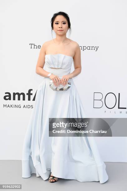 Nga Nguyen arrives at the amfAR Gala Cannes 2018 at Hotel du Cap-Eden-Roc on May 17, 2018 in Cap d'Antibes, France.