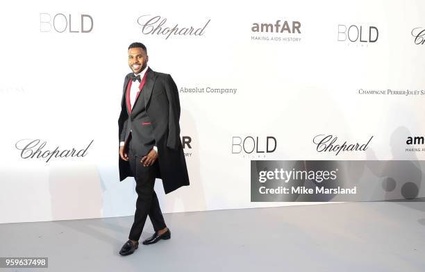 Jason Derulo arrives at the amfAR Gala Cannes 2018 at Hotel du Cap-Eden-Roc on May 17, 2018 in Cap d'Antibes, France.