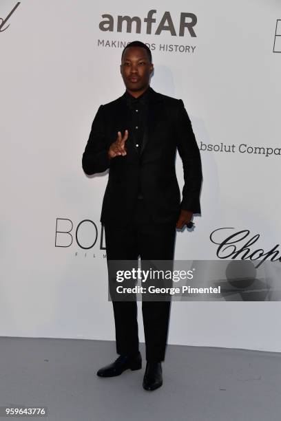 Corey Hawkins arrives at the amfAR Gala Cannes 2018 at Hotel du Cap-Eden-Roc on May 17, 2018 in Cap d'Antibes, France.