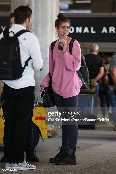 Taylor Hill is seen at LAX on May 17, 2018 in Los Angeles, California.