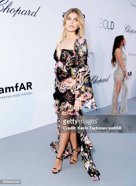 Maryna Linchuk arrives at the amfAR Gala Cannes 2018 at Hotel du Cap-Eden-Roc on May 17, 2018 in Cap d'Antibes, France.