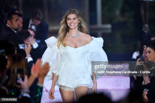 Maryna Linchuk attends the amfAR Gala Cannes 2018 at Hotel du Cap-Eden-Roc on May 17, 2018 in Cap d'Antibes, France.