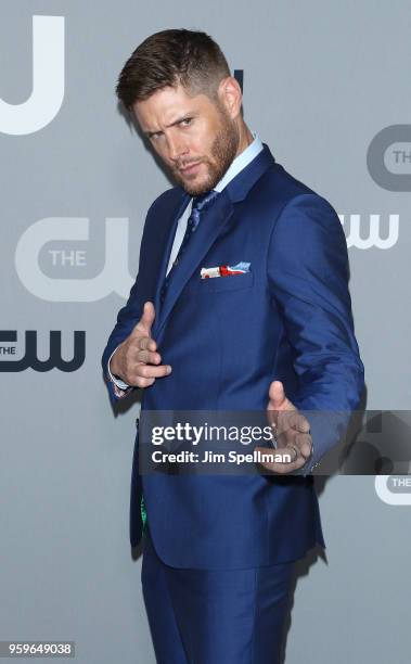 Actor Jensen Ackles attends the 2018 CW Network Upfront at The London Hotel on May 17, 2018 in New York City.