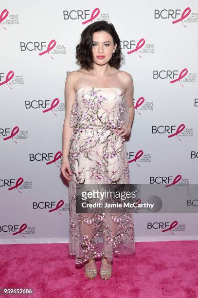 Ava Mcintosh attends the Breast Cancer Research Foundation Hot Pink Gala hosted by Elizabeth Hurley at Park Avenue Armory on May 17, 2018 in New York...