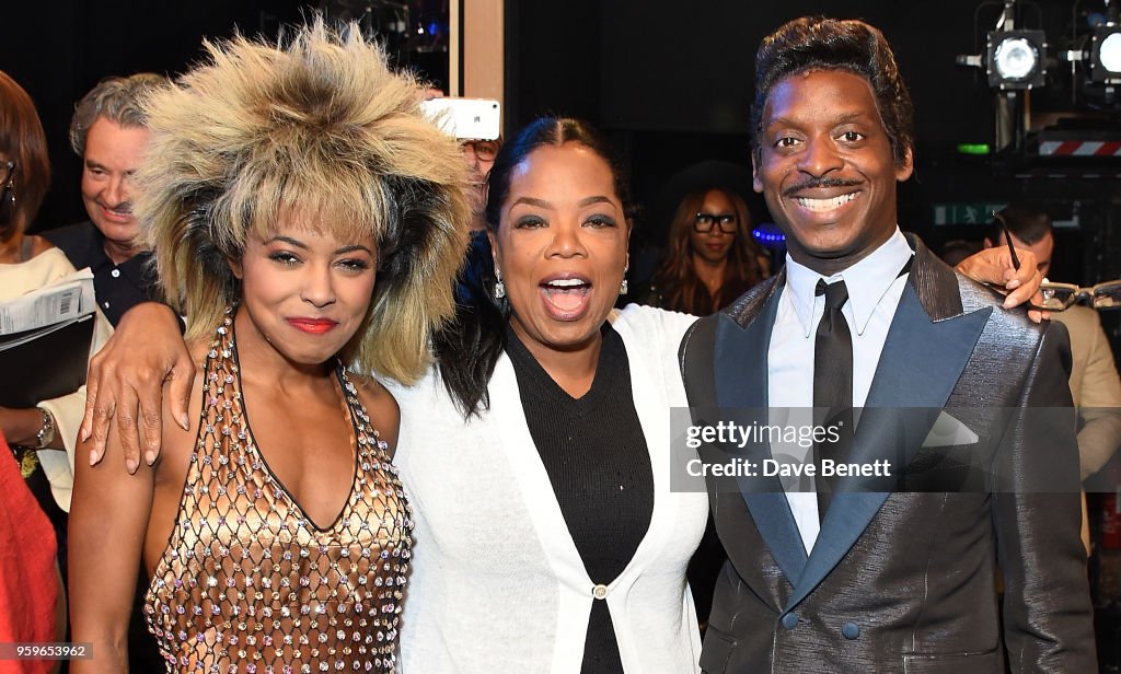 Oprah Winfrey Visits The West End Production Of "Tina: The Tina Turner Musical"