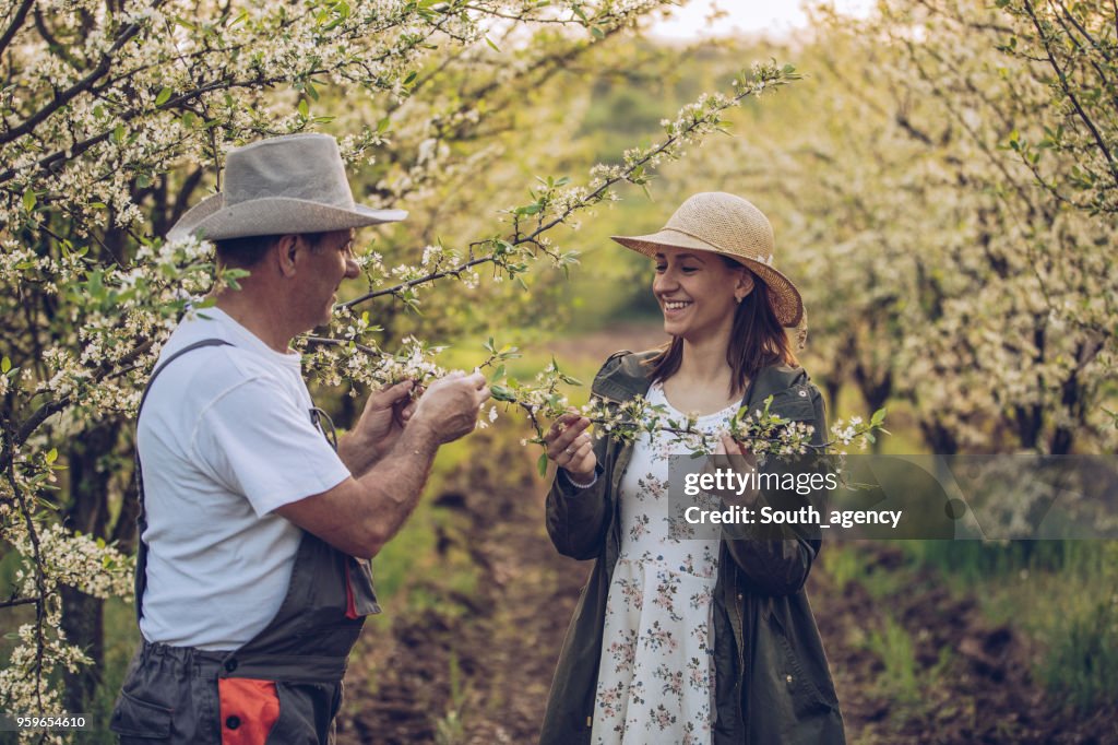 Father and daughter