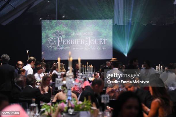 Perrier-Jouet: at the amfAR Gala Cannes 2018 at Hotel du Cap- Eden-Roc on May 17, 2018 in Cap d'Antibes, France.