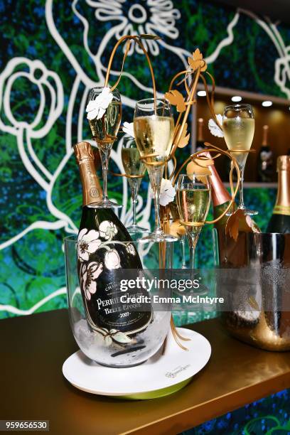 Perrier-Jouet: at the amfAR Gala Cannes 2018 at Hotel du Cap- Eden-Roc on May 17, 2018 in Cap d'Antibes, France.