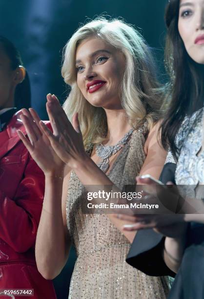 Model Elsa Hosk walks the runway at the amfAR Gala Cannes 2018 at Hotel du Cap-Eden-Roc on May 17, 2018 in Cap d'Antibes, France.