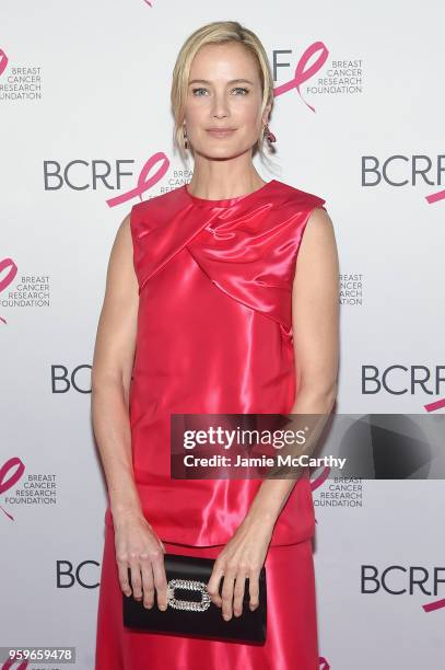 Carolyn Murphy attends the Breast Cancer Research Foundation Hot Pink Gala hosted by Elizabeth Hurley at Park Avenue Armory on May 17, 2018 in New...