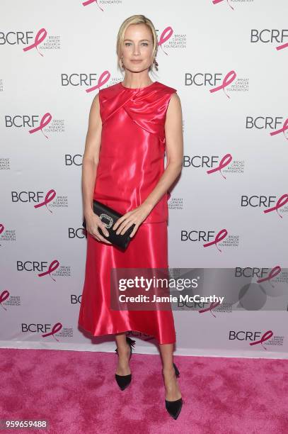 Carolyn Murphy attends the Breast Cancer Research Foundation Hot Pink Gala hosted by Elizabeth Hurley at Park Avenue Armory on May 17, 2018 in New...