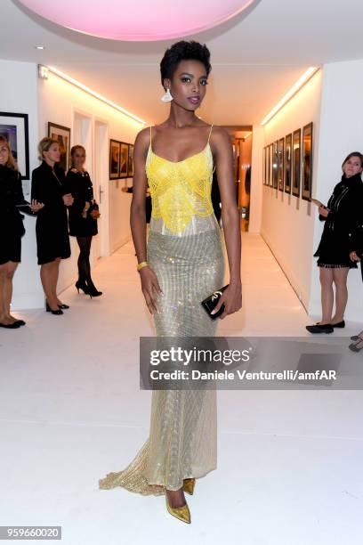 Maria Borges attends the amfAR Gala Cannes 2018 after party at Hotel du Cap-Eden-Roc on May 17, 2018 in Cap d'Antibes, France.