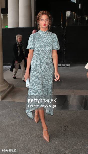 Millie Mackintosh seen leaving Kurt Geiger - shopping party in Covent Garden on May 17, 2018 in London, England.