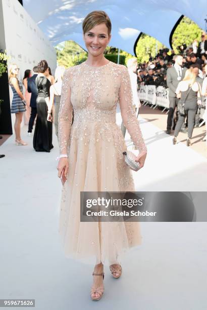 Judith Dommermuth arrives at the amfAR Gala Cannes 2018 at Hotel du Cap-Eden-Roc on May 17, 2018 in Cap d'Antibes, France.