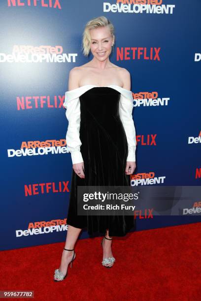 Portia de Rossi attends the premiere of Netflix's "Arrested Development" Season 5 at Netflix FYSee Theater on May 17, 2018 in Los Angeles, California.