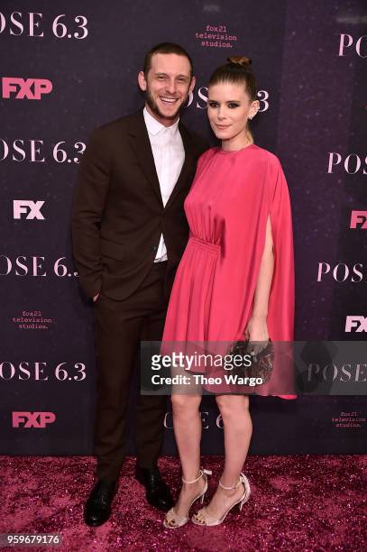 Jamie Bell and Kate Mara attend the "Pose" New York Premiere at Hammerstein Ballroom on May 17, 2018 in New York City.