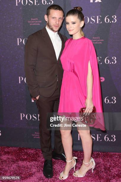 Jamie Bell and Kate Mara attend the New York premiere of "Pose" at the Hammerstein Ballroom on May 17, 2018 in New York, New York.