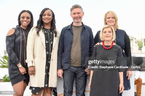 Producer Rayah Houston, producer Pat Houston, director Kevin Macdonald, producer Lisa Erspamer and producer Nicole David attend "Whitney" Photocall...