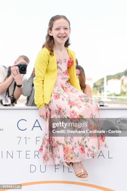 Alida Baldari Calabria attend "Dogman" Photocall during the 71st annual Cannes Film Festival at Palais des Festivals on May 17, 2018 in Cannes,...