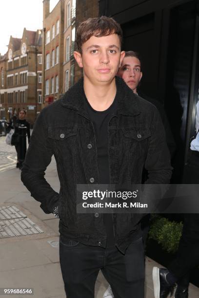 George Lineker attending the opening of the Bluebierd Cafe Covent Garden store on May 17, 2018 in London, England.