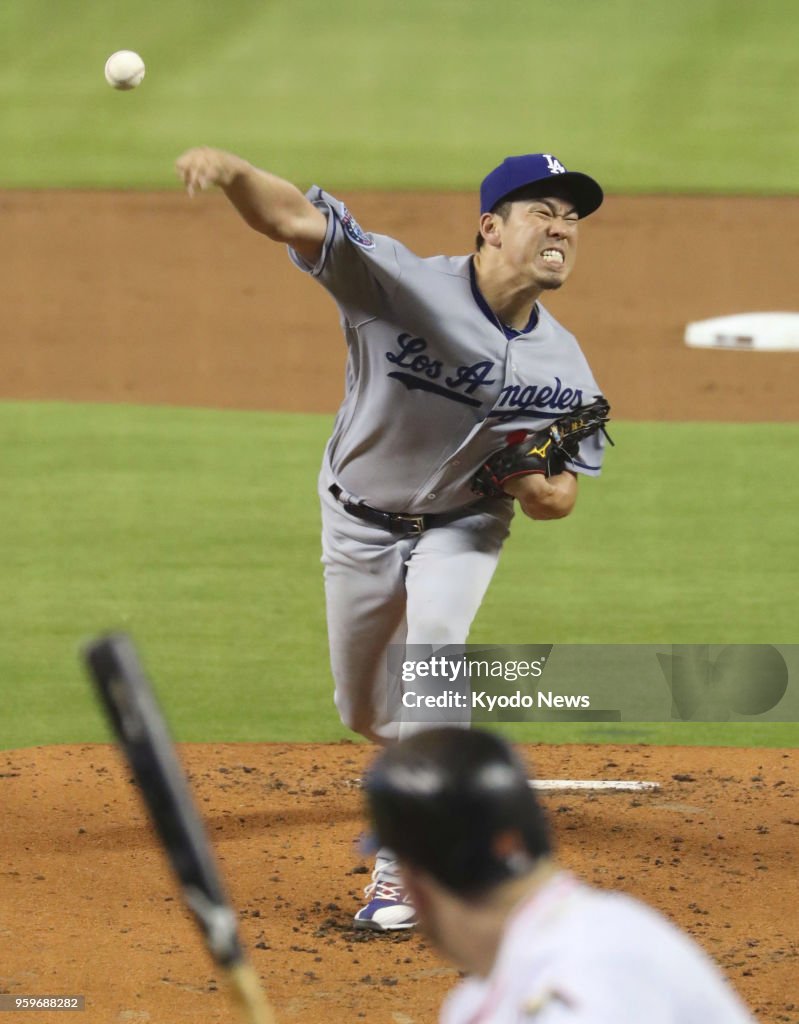 Baseball: Dodgers' Maeda