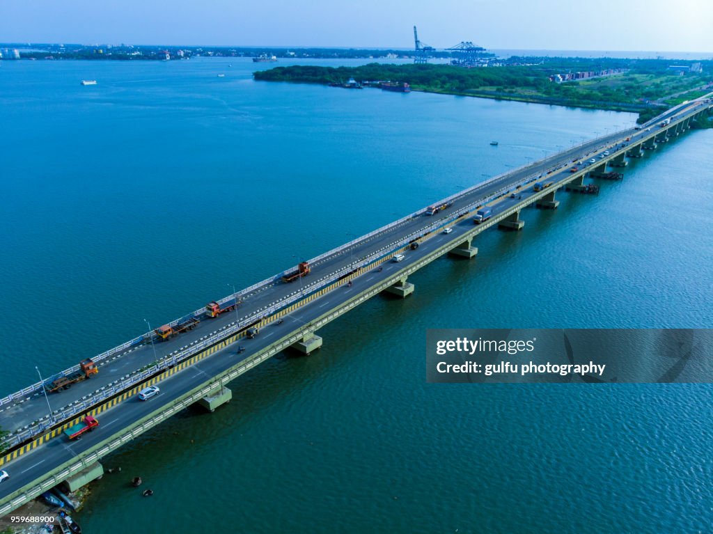 Vallarpadam Bridge-Kerala