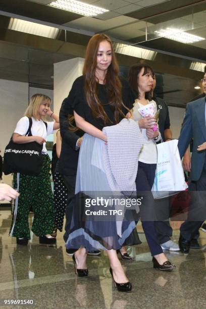 Namie Amuro visit Taiwan on 17th May, 2018 in Taipei, Taiwan, China.