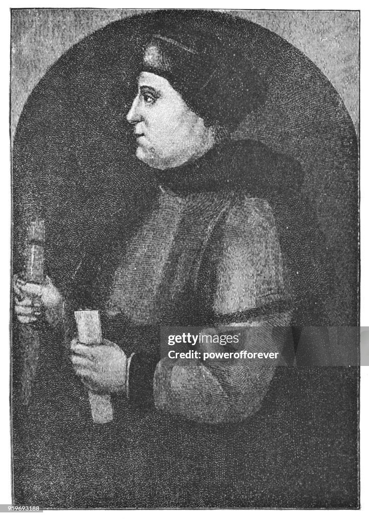 Cardenal Thomas Wolsey - siglo XVI