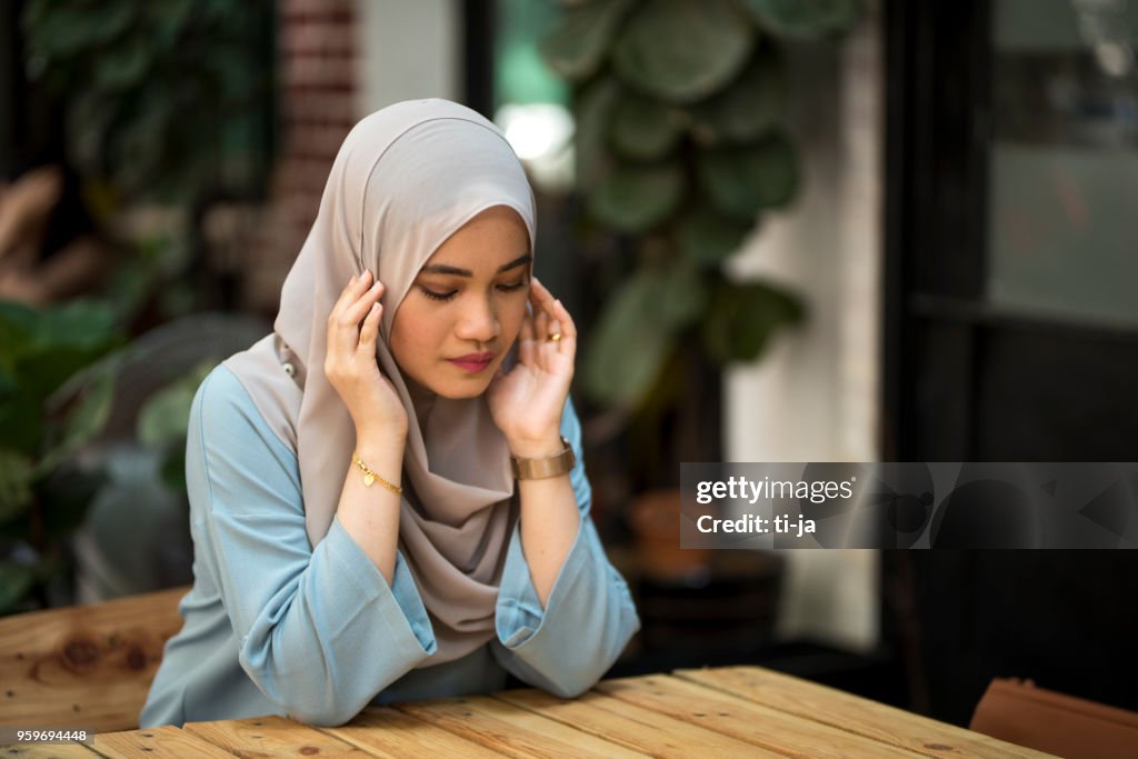 Portrait of a beautiful malaysian girl