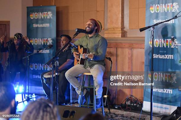 Ziggy Marley performs on stage as part of an exclusive listener event for the SiriusXM Channel 'The Joint' at Village Studios on May 17, 2018 in Los...