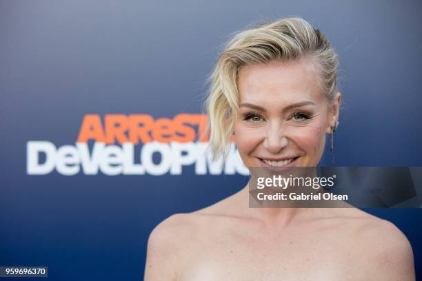 Portia de Rossi arrives for the premiere of Netflix's "Arrested Development" Season 5 at Netflix FYSee Theater on May 17, 2018 in Los Angeles,...