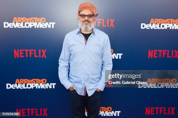 David Cross arrives for the premiere of Netflix's "Arrested Development" Season 5 at Netflix FYSee Theater on May 17, 2018 in Los Angeles, California.