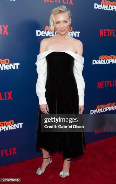 Portia de Rossi arrives for the premiere of Netflix's "Arrested Development" Season 5 at Netflix FYSee Theater on May 17, 2018 in Los Angeles,...