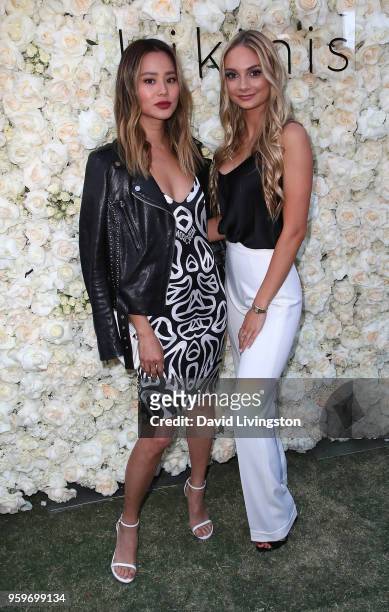 Actress Jamie Chung and designer Gigi Caruso attend the Gigi C Bikinis Pop-Up Launch Event at The Park at The Grove on May 17, 2018 in Los Angeles,...