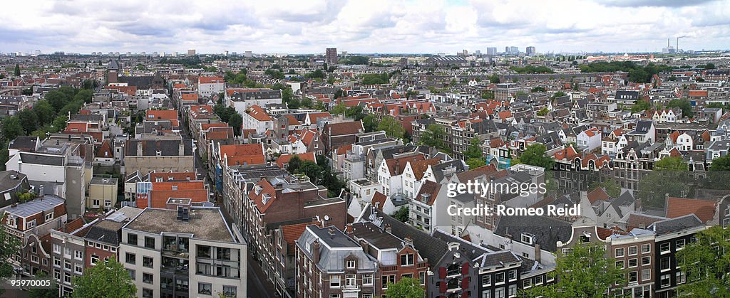 View from the Westerkerk - panorama 2