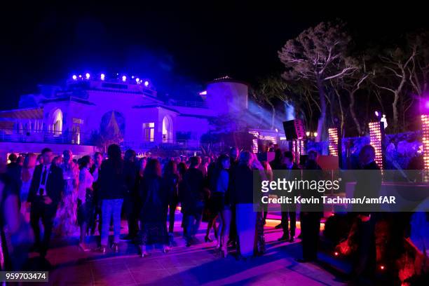 General view of the amfAR Gala Cannes 2018 after party at Hotel du Cap-Eden-Roc on May 17, 2018 in Cap d'Antibes, France.