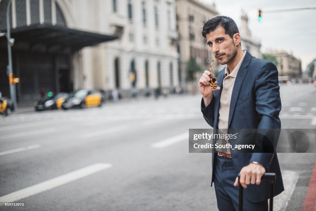 Businessman on the street