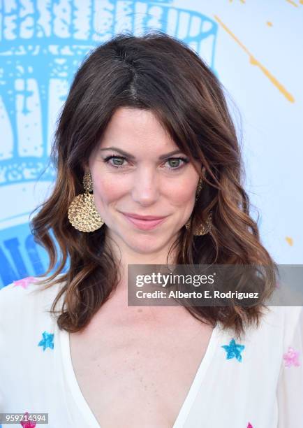 Actress Courtney Henggeler attends the 2018 Heal The Bay's Bring Back The Beach Awards Gala at The Jonathan Club on May 17, 2018 in Santa Monica,...