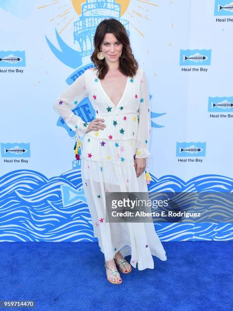 Actress Courtney Henggeler attends the 2018 Heal The Bay's Bring Back The Beach Awards Gala at The Jonathan Club on May 17, 2018 in Santa Monica,...