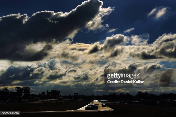 Andre Heimgartner drives the Nissan Motorsport Nissan Altima during practice for the Supercars Winton SuperSprint on May 18, 2018 in Melbourne,...