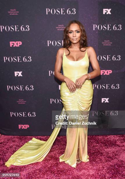 Janet Mock attends the New York premiere of FX series 'Pose' at Hammerstein Ballroom on May 17, 2018 in New York City.