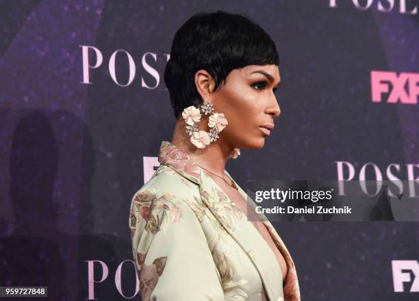 Leiomy Maldonado attends the New York premiere of FX series 'Pose' at Hammerstein Ballroom on May 17, 2018 in New York City.