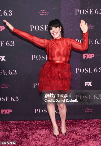 Alexis Martin Woodall attends the New York premiere of FX series 'Pose' at Hammerstein Ballroom on May 17, 2018 in New York City.